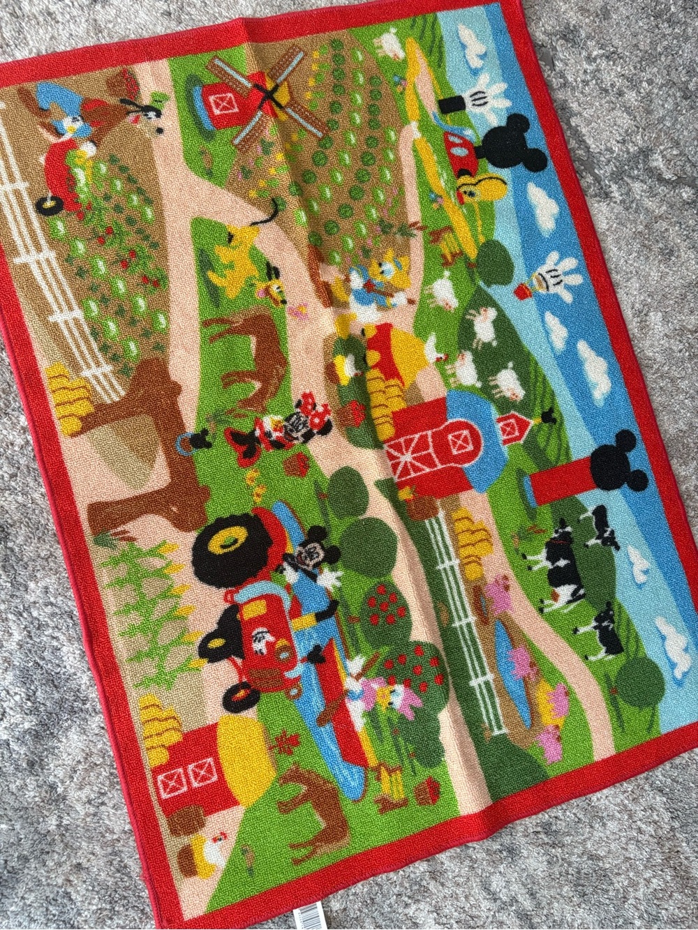 Disney Mickey Mouse & Friends Farm Play Rug Kids Activity Mat 43 x 31”